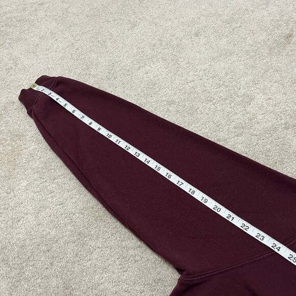 Carhartt Loose Fit Overaized Burgundy/Maroon Crewneck Large - Picture 7 of 7